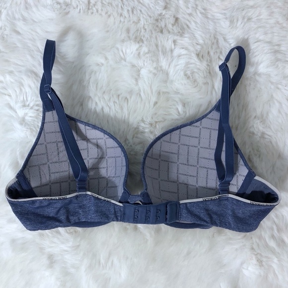 Victoria’s Secret Blue Padded Perfect Coverage Bra 34B - Picture 3 of 7